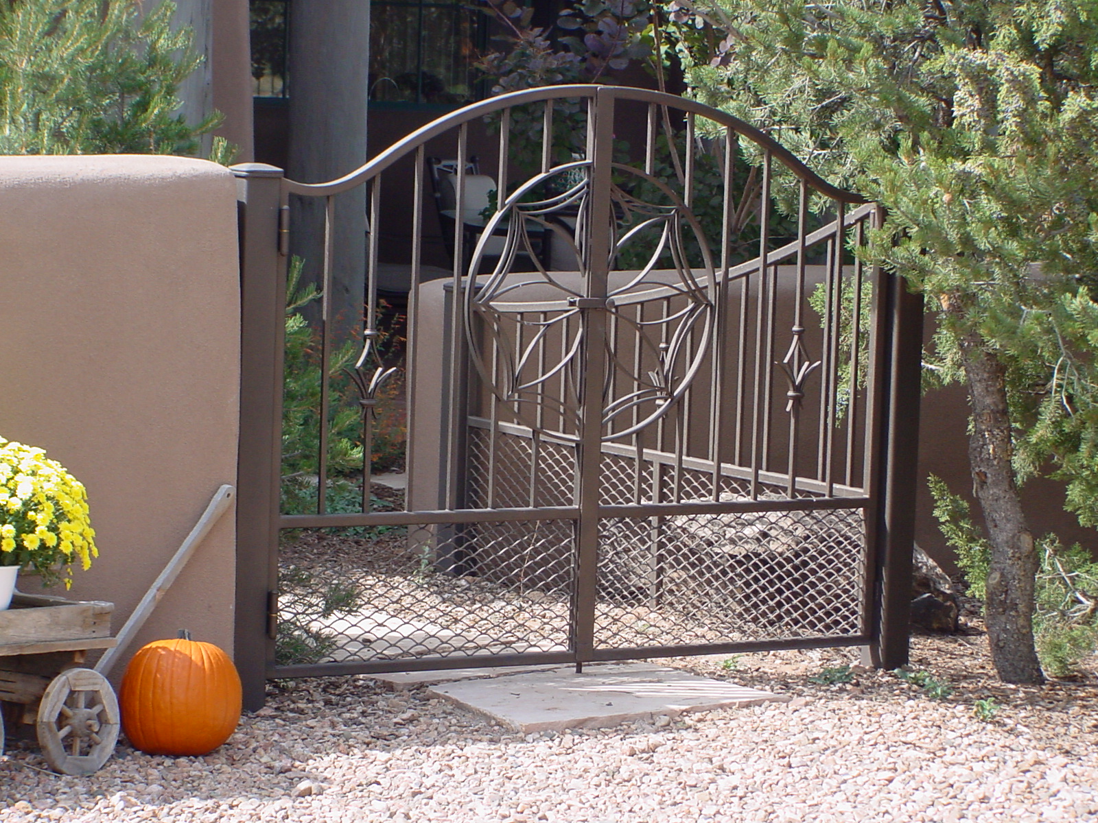 hand forged iron home gates