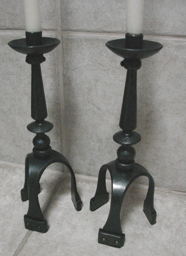 Classic Candle sticks for a church alter table